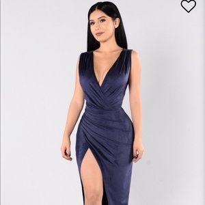 Fashion Nova Slit Dress
